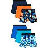 Hanes Boys' Underwear Boxer Briefs Pack, 6 Pack, Originals Superstretch Lightweight Underwear, Multipack