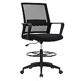 Drafting Chair Tall Office Chair Adjustable Swivel