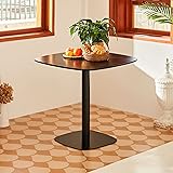 VONLUCE Modern Dining Table, 32 Inch Square Tulip