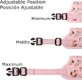 HEELE Large Dog Harness Reflective No Pull Flower Pink Size L view 6