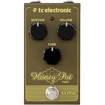 TC Electronic HONEY POT FUZZ Vintage-Flavored Fuzz Pedal with