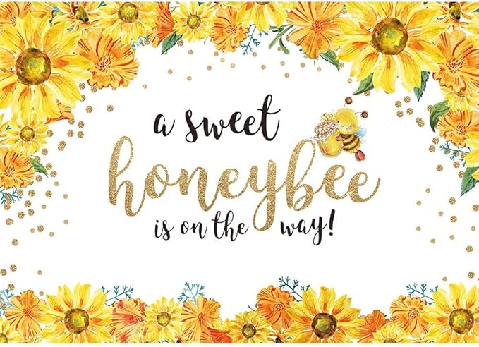 Mehofond Honey Bee Theme Gender Reveal Party Decoration Backdrop He Or She What Will It Bee Lemon Flowers Photography Background Vinyl Backdrop 7x5ft Photo Backgrounds Electronics Galeriaslastorres Com
