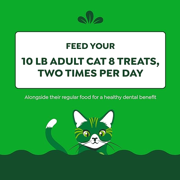 GREENIES CAT TREATS, VETERINARIAN-RECOMMENDED ADULT NATURAL DENTAL CAT TREATS, TEMPTING TUNA FLAVOR, 9.75 OZ. TUB