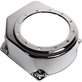 JMCHstore Chrome Flywheel Cover Blower Housing for Predator 212 Mini Bike | Minibike Side Recoil Fan Cover Shroud Housing For Coleman B200R B200RSV B200 CT200UEX BT200X , Protective Housing