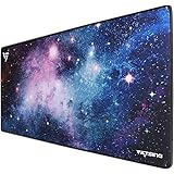 VicTsing [30% Larger] Extended Gaming Mouse Pad with Stitched Edges, Long XXL Mousepad (31.5x15.7In), Desk Pad Keyboard Mat, 
