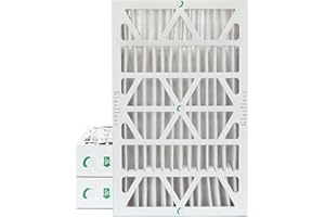Glasfloss 16x25x4 MERV 10 (FPR 5-6) 4" Inch Pleated Air Filters Box of 3. Actual Size: 15-1/2 x 24-1/2 x 3-3/4