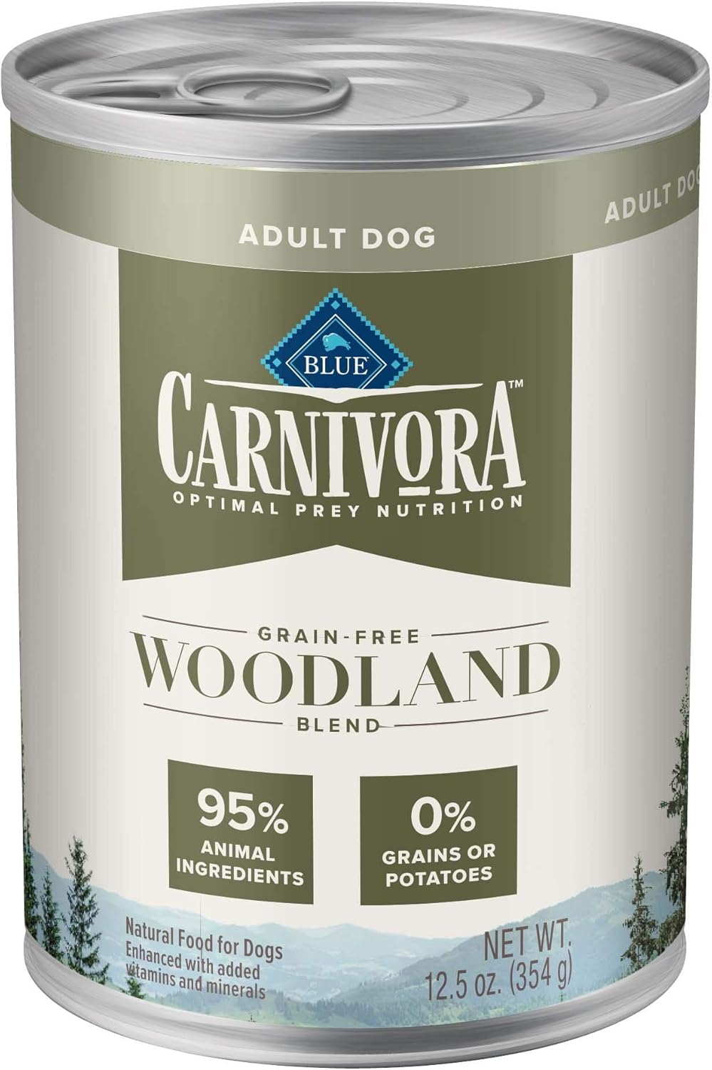 Blue Buffalo Blue Carnivora Woodland Blend Optimal Prey Nutrition Grain Free Adult Wet Dog Food