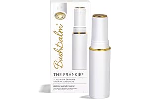 Bushbalm Touch-Up Trimmer - Painless Hair Remover for Face, Bikini, and Stray Hairs - Waterproof Cordless Rechargeable Grooming Tool with LED Light - Frankie