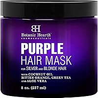 Botanic Hearth Purple Hair Mask for Blonde, Silver and Gray Hair 8 fl oz