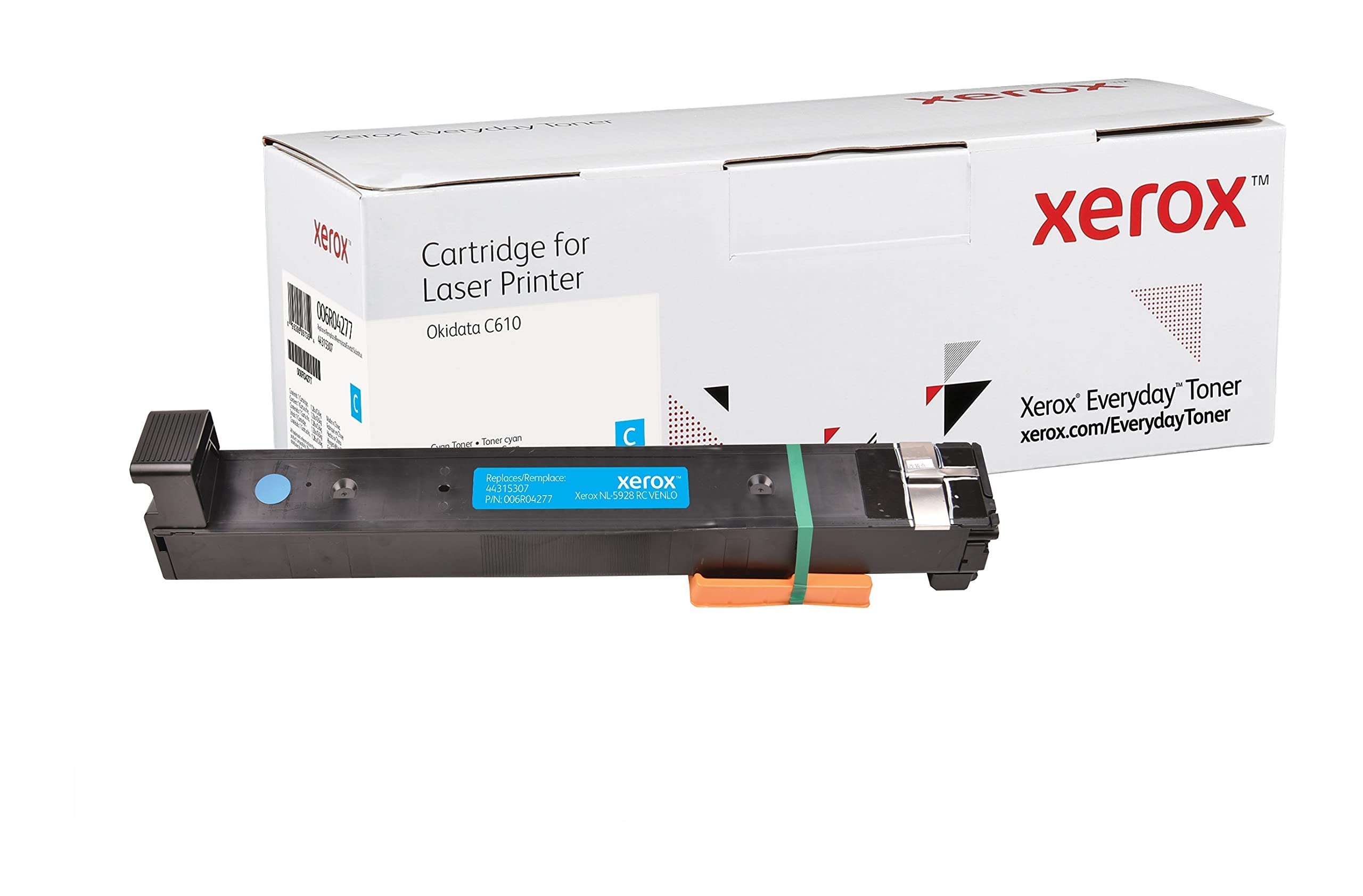 Everyday by Xerox Cyan Toner compatible with OKI 44315307, Standard Capacity
