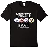 357 DesignsYork Rite Mason T Shirt Masonic Tee T-ShirtOEKO-TEX STANDARD 100