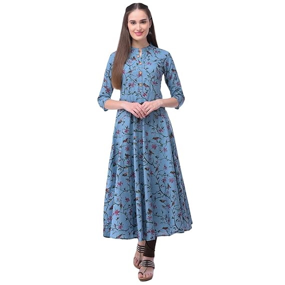 Women's Cotton A-Line Kurta