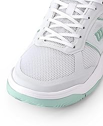 WILSON Women's Pickle Pro Sneaker, White/Surf