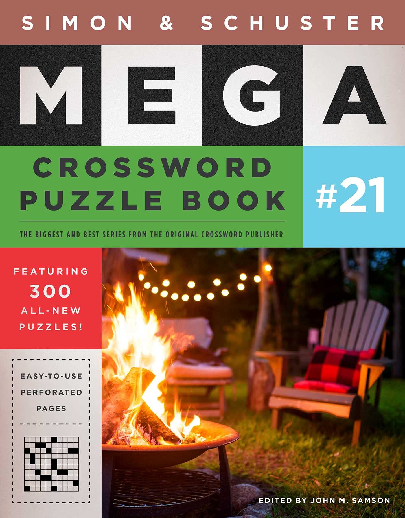 Simon Schuster Mega Crossword Puzzle Book 21 21 S S Mega Crossword Puzzles Samson John M Books Amazon