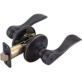 Design House 700534 Springdale Privacy Bed and Bath Door Lever Oil Rubbed Bronze