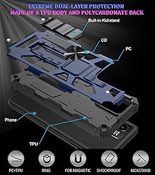 for Moto G 5G 2023 Phone Case w/Tempered Glass