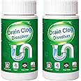 2pcs Pipe Dredge, Bubble Bombs Drain Cleaner, Powerful Sink and Drain Cleaner, Portable Powder Cleaning Tool, Super Clog Remover, Powder Agent for Kitchen Toilet Pipe Dredging