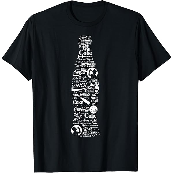 ミュージシャン Coca-Cola VICK TEE (Black) M Amazon.com: Coca-Cola Drink In Bottles Vintage Logo T-Shirt