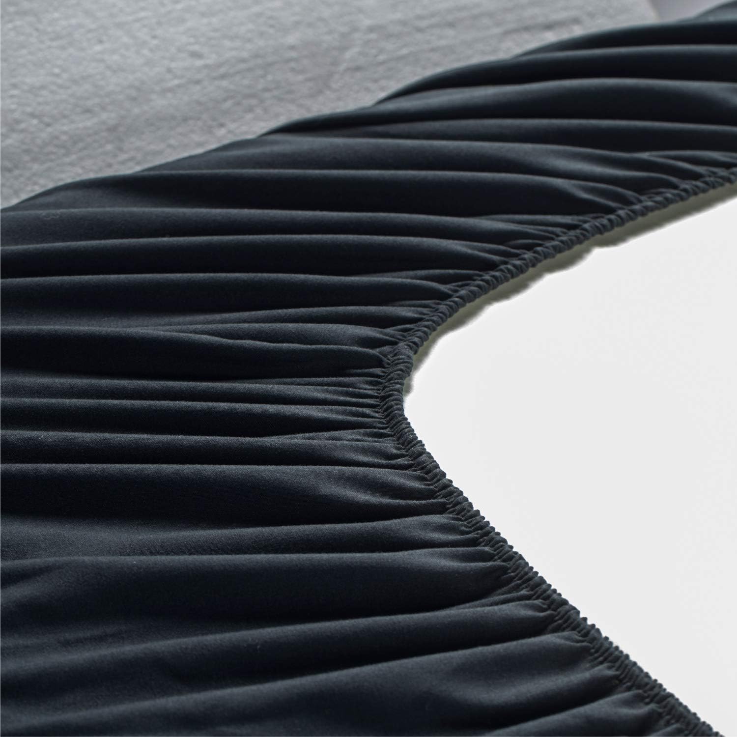 Bedsure Black Sheets Full Size - Soft 1800 Bedding Microfiber Sheets Full Size Bed, 4 Pieces Full Bed Sheets: Kitchen & Dining