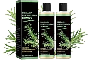 2 Pack Rosemary Shampoo for Hair Thickening and Growth, Organic Thickening Shampoo for Men & Women, Nourishing Sulfate-Free F