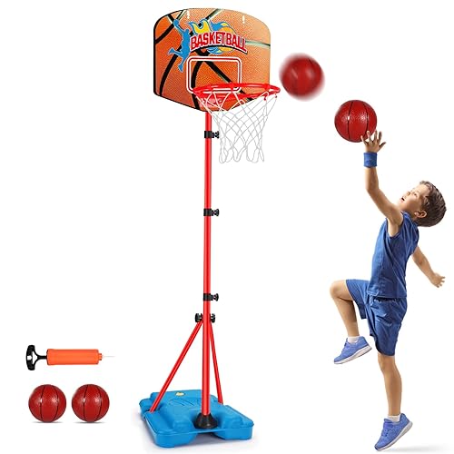 Toddler Basketball Hoop Stand Adjustable Height ft ft