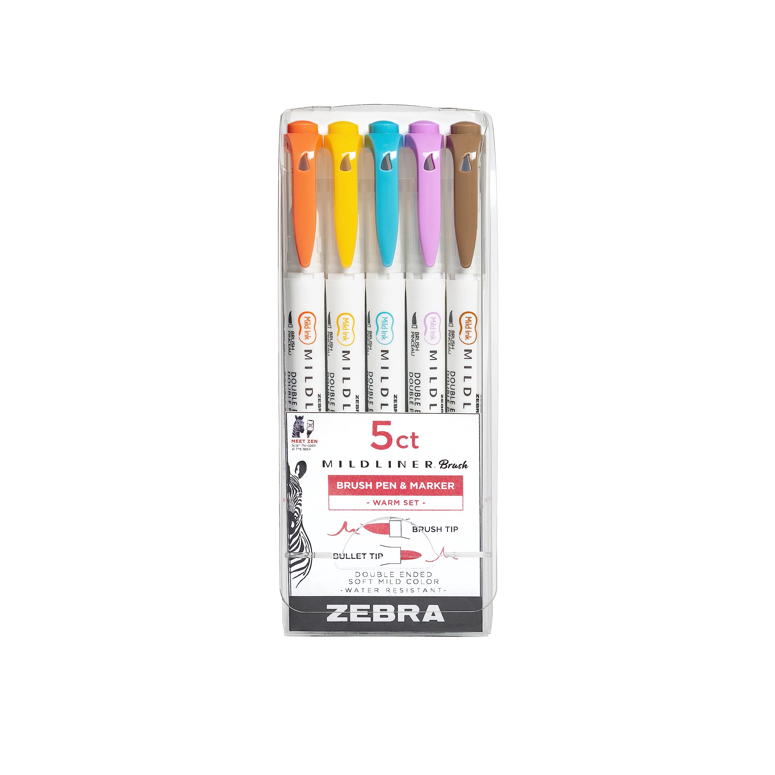 Zebra Pen Mildliner Double-Ended Brush
