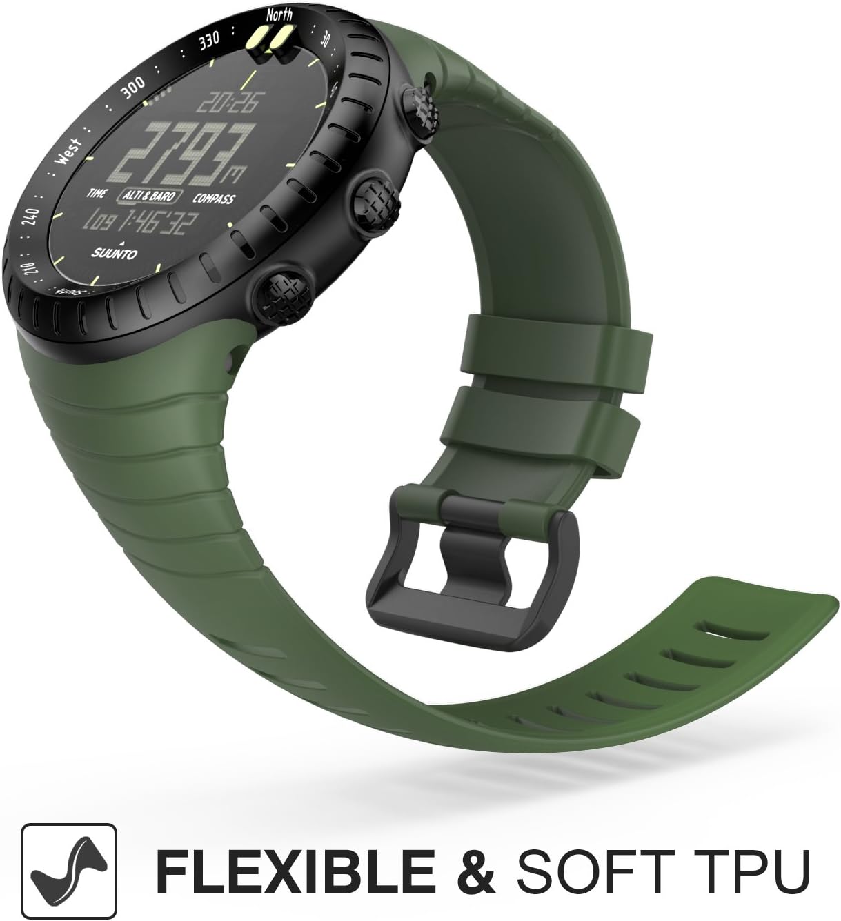 MoKo Watch Strap Compatible with Suunto Core Smart Watch - Image 3