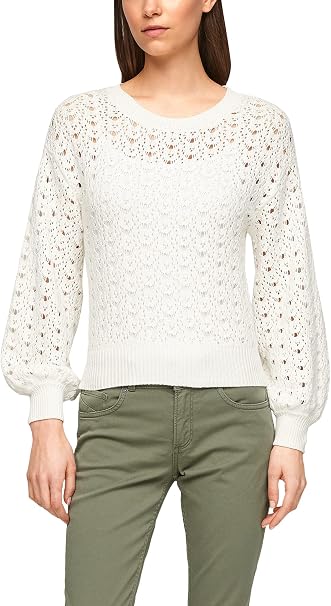 S.Oliver Damen Pullover – Klassischer Strick, Bequem, Vielseitig Kombinierbar