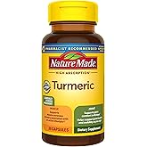 Nature Made High Absorption Turmeric Curcumin Supplement Capsules, Turmeric Supplement, Muscle and Joint Support, 30 Capsules, 30 Day Supply