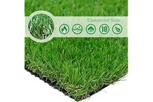 Petgrow · Realistic Artificial Grass Rug Customized 8FTX40FT(320Square FT),Indoor Outdoor Garden Lawn Landscape Synthetic Grass Mat - Thick Fake Grass Rug