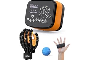 FOTIC Hand Rehabilitation Robot Gloves - Electric Stroke Therapy Equipment for Hemiplegia Arthritis Dysfunction Recovery