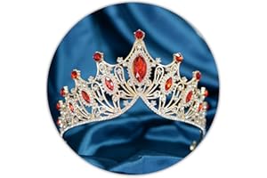 TAROSE Silver Tiaras for Women and Girls, Crystal Gold Crowns for Women, Hair Accessories for Bride/Halloween/Prom/Birthday