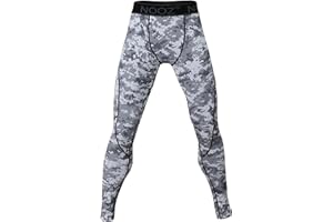 AIKEKO Men's Compression 3/4 Tights - Quick Dry, Moisture Sensing, Ergonomic Fit for Men