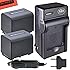 Pack Of 2 NP-FV70 Batteries & Battery Charger Kit for Sony HDR-CX190 HDR-CX200 HDR-CX210 HDR-CX220 HDR-CX230 HDR-CX260V HDR-CX290 HDR-CX380 HDR-CX430V HDR-CX580V HDR-CX760V HDR-PJ230 HDR-PJ380 HDR-PJ430V HDR-PJ580V HDR-PJ650V HDR-PJ710V HDR-PJ760V HDR-PV790V HDR-TD20V HDR-TD30V Handycam Camcorder + More!!