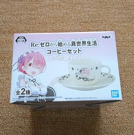 Amazon Re ゼロから始める異世界生活 コーヒーセット ティーカップ リゼロ ラム 3点セット 国内生産 陶器 ティーセット ピンク アニメ 萌えグッズ 通販
