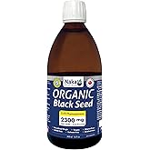 Naka Platinum VIRGIN ORGANIC Cold Pressed BLACK CUMIN SEED Oil, 100% Pure, Glass Bottle, Made in Canada (500ml (Pack of 1))