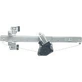 FFFauto 741-388 Rear Left Driver Side Power Window Regulator Motor 2-Pins | 2-Pins Plug Fit for 2007-2013 Silverado 1500 2500HD 3500HD/GMC Sierra 1500 2500HD 3500HD,Extended Cab Pickup