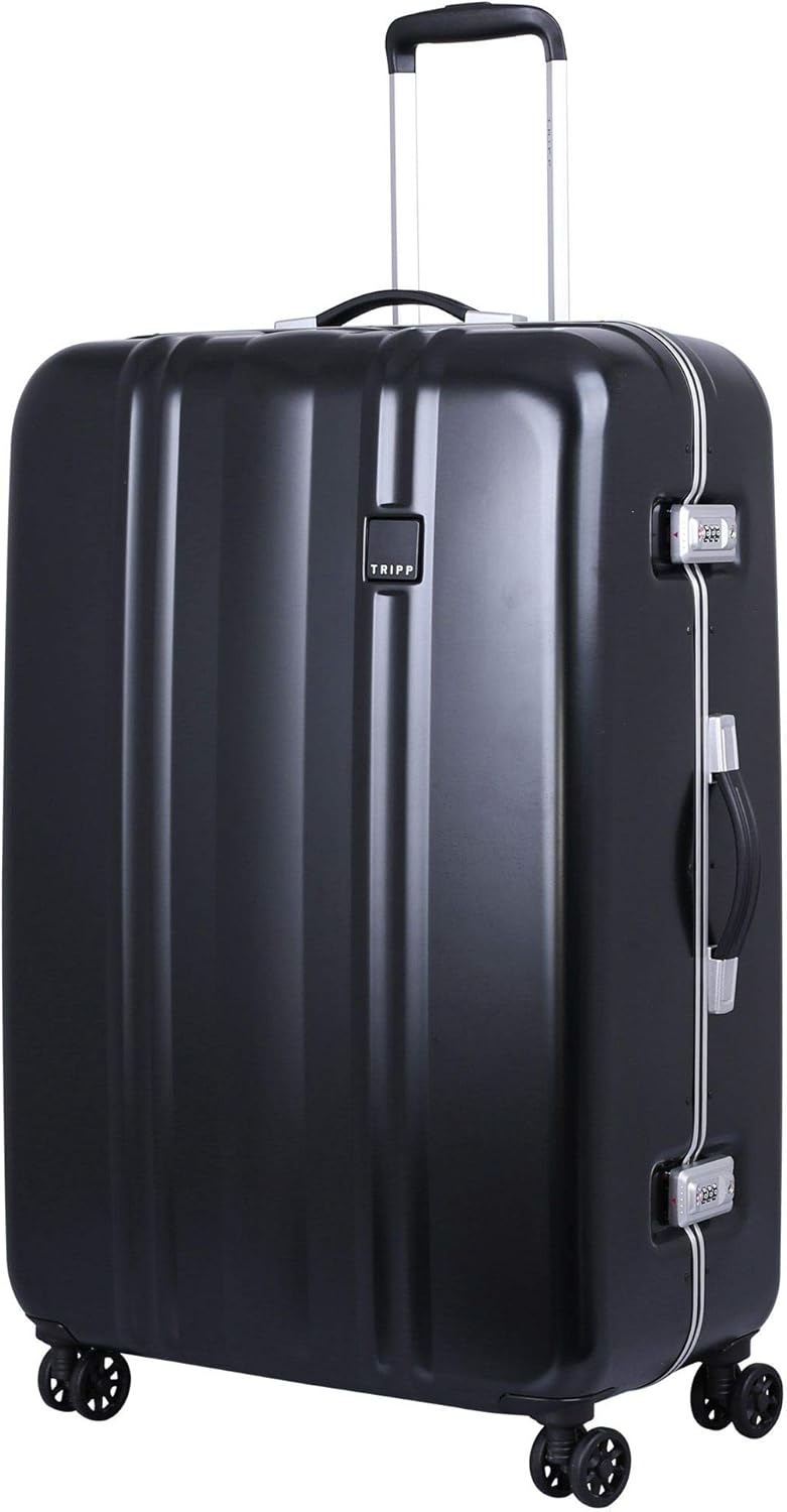 tripp black lite 4 wheel suitcase