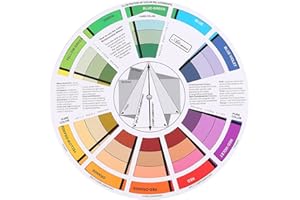 9.25inch Colour Wheel, Creative Color Wheel, Color Wheel for Artists, Paint Mixing Learning Guide Mixing Guides Color Mixing 