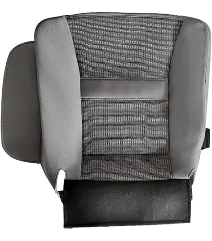 Housse De Siège Inférieure Conducteur/passager Pour Dodge Ram 1500/2500/3500 2006-2009 - Tissu Simili Cuir + Mousse, Gris