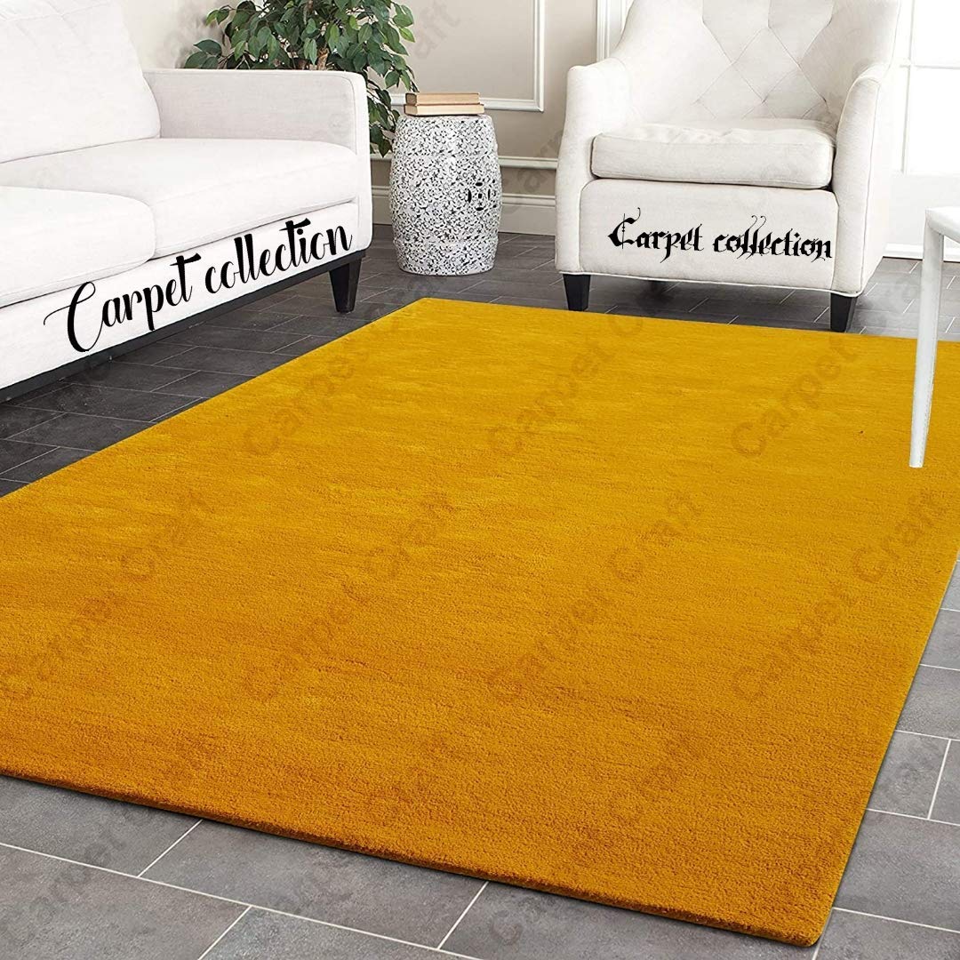 Buy Carpet Collection for Living Room Plain Woolen Carpet for Living