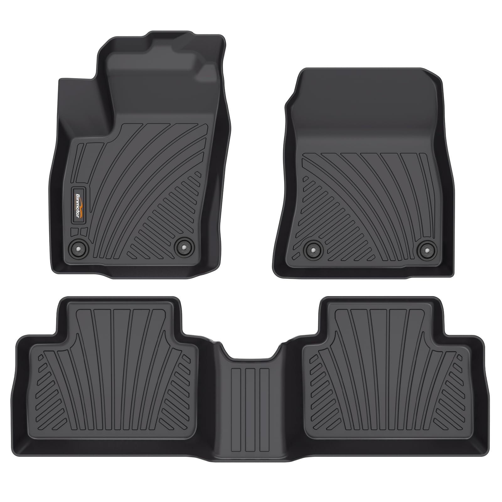 Binmotor-Floor Mats for Nissan Kicks 2025 2026(for for SV, SR, S), All Weather Car Floor Mat TPE Mats for Nissan Kicks Accessories 2025 Image