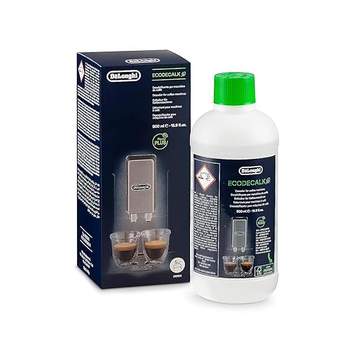 De'Longhi EcoDecalk Descaler, Universal Descaling Solution for Coffee & Espresso Machines, 16.90 oz (5 uses)