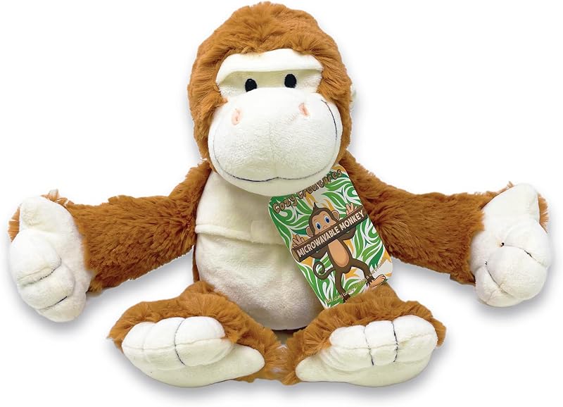 General Healthcare Cozy Creatures Monkey Microwaveable Plush Toy 30cm
