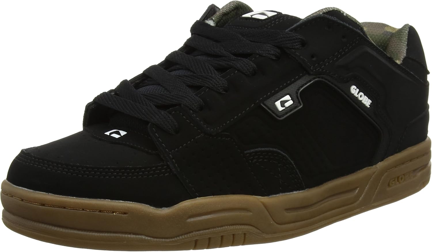 Globe Scribe Skate Shoes Black Camo Gum UK 8.5 US 9.5