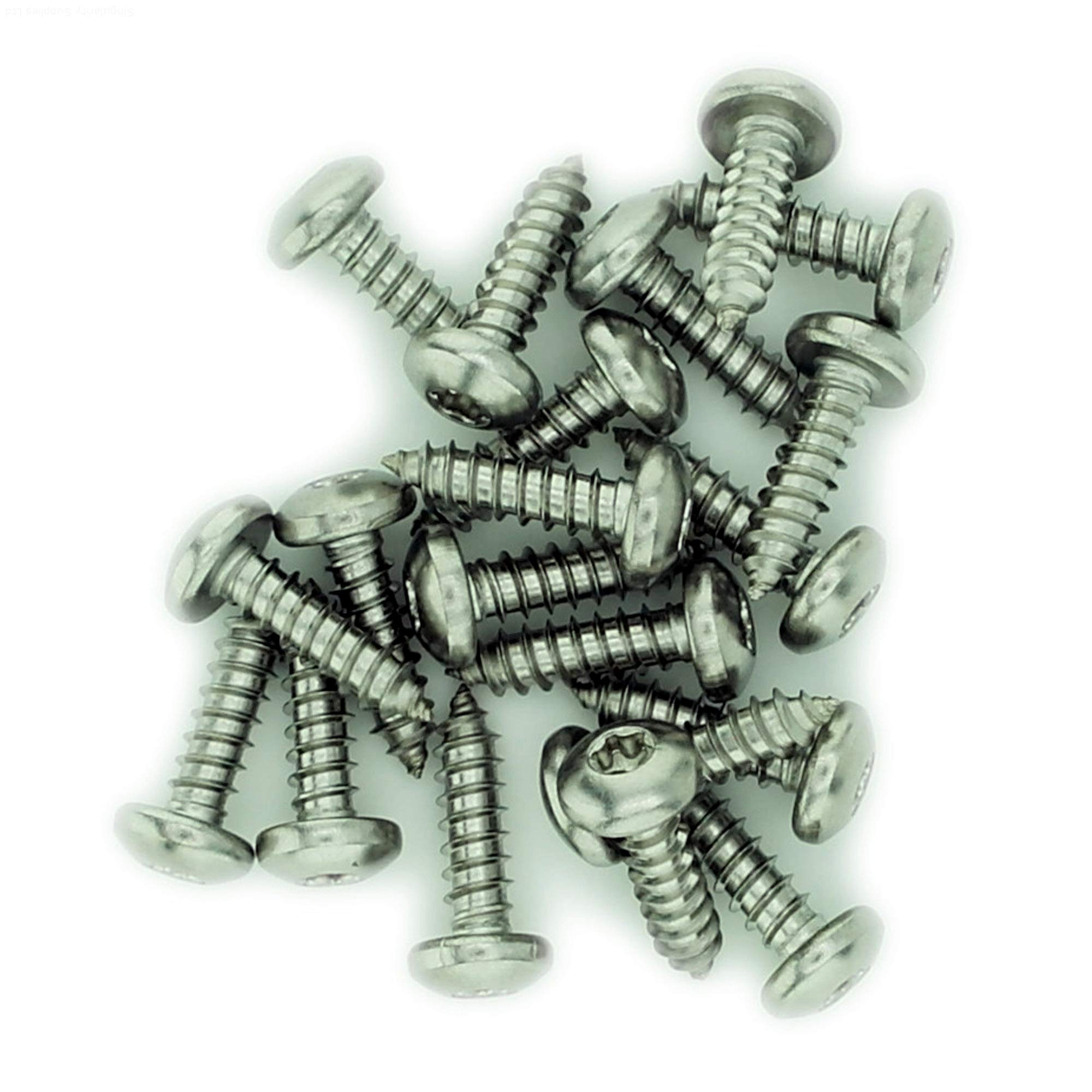 No.7 x 2.75 (3.9mm x 70mm) TX Pan Self-Tapping Screw - Stainless Steel (A2) (Pack of 20)