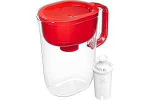 Brita 10 Cup Filter Pitcher with Smart Light Indicator, Reduces Chlorine taste and odour from Tap Water, Filters 151 Litres, 