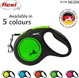 flexi Neon M Tape 5 m Black Neon-Green Retractable Dog Leash up to 25 kg view 5