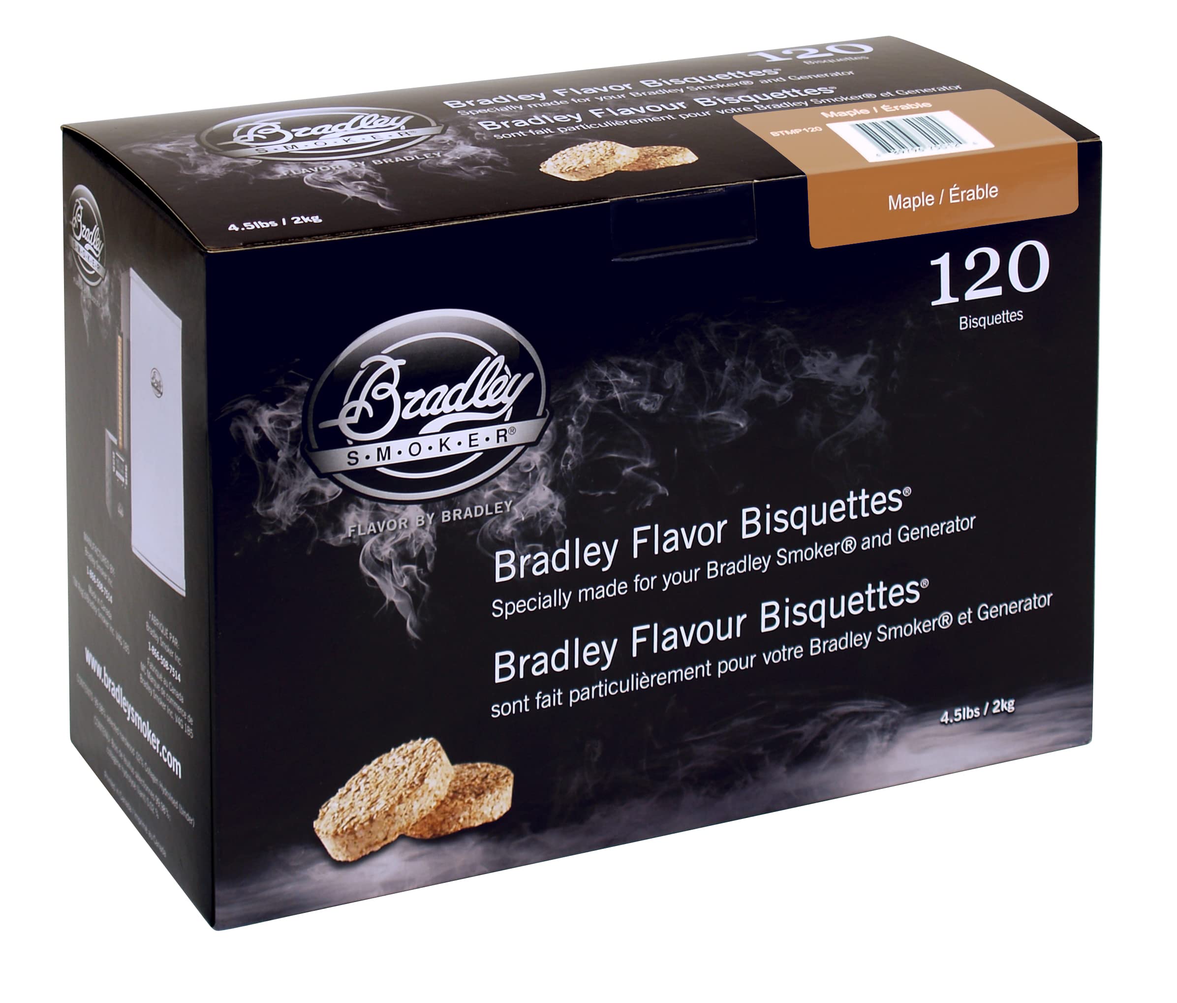 Bradley Smoker Maple 120 Pack
