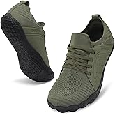relxfeet Men's Barefoot Trail Running Shoes Minimalist Wide Toe Box Design Zero Drop Non-Slip Rubber Sole for Gym Hiking Walking